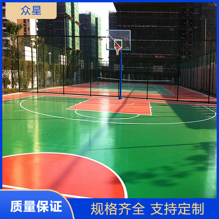 晋中市塑胶篮球场篮球场硅PU - 一站式服务